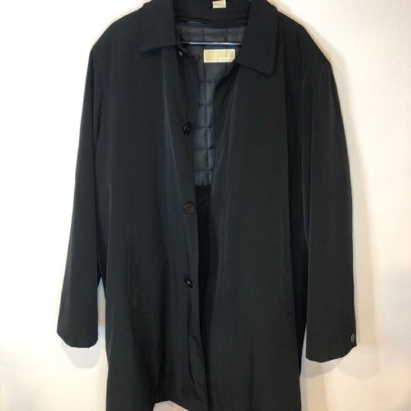 Michael Kors men’s large trench coat zip out liner